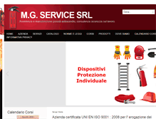 Tablet Screenshot of mgservicesrl.it